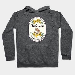 Anderson South Carolina Wren SC Tourist Souvenir Hoodie